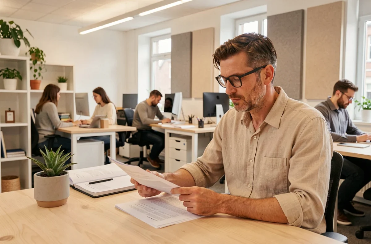 Espaces partagés de Béthune avec décor scandinave épuré et professionnels au travail